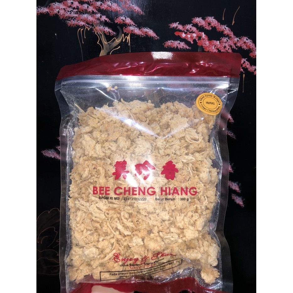 

Abon Ayam Bee Cheng Hiang 300Gr / Crispy Chicken Floss Bee Cheng Hiang Terbaru