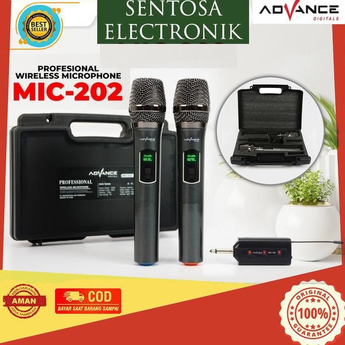 Advance MIC-202 Profesional Wireless Microphone Mic 202