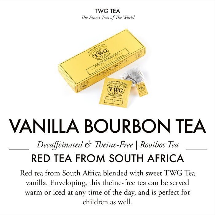 

Twg Tea Vanilla Bourbon Tea, Cotton Teabag Terlaris