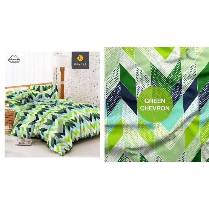 Set Bedcover Kendra + Sprei Flat 120X200 Motif Kartun Bunga Minimalis Barangbaru