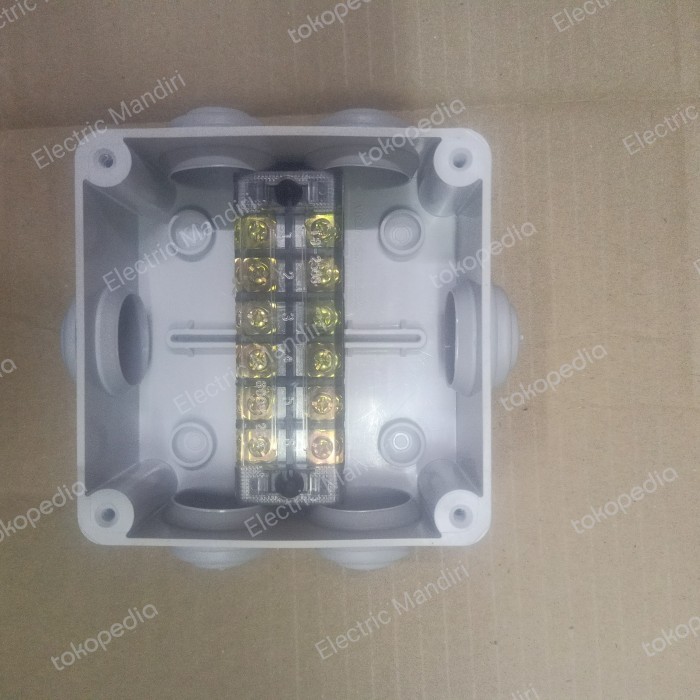 Duradus 100X100 50Mm Junction Box +Terminal 6Pull 25A