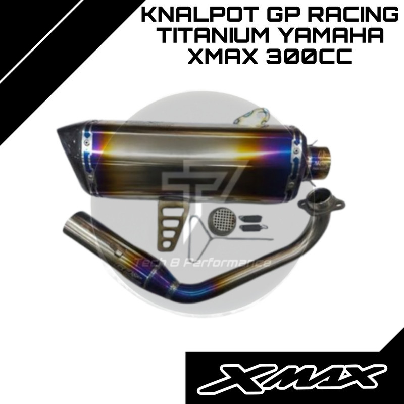 Knalpot GP Racing Titanium Yamaha Xmax 300CC