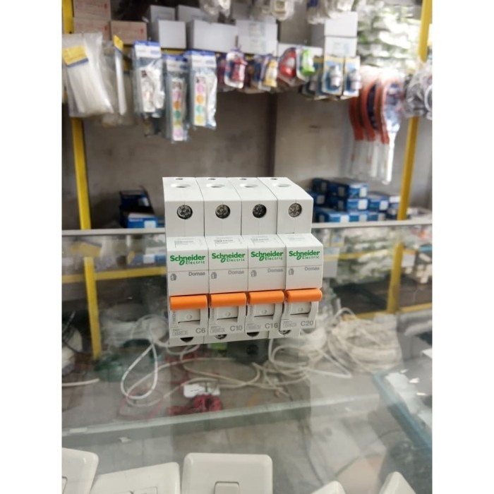 Mcb Schneider Ori 1 Phase 2A, 4A, 6A, 10A, 16A, 20A, 25A Mcb 6000 A
