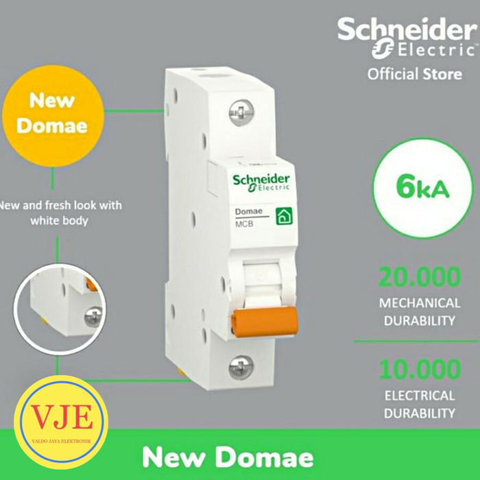 Schneider Mcb 6A 1P Mcb Schneider 1P 6A Domae