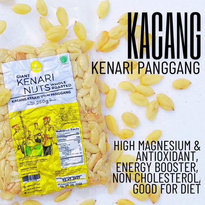

New Kacang Kenari Panggang Original-Giant Kenari Nut Roasted 500G