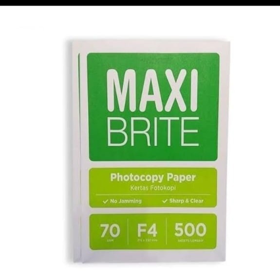 

Kertas Hvs Maxi Brite F4 70 Gr 1 Dus / 5 Rim Diskon