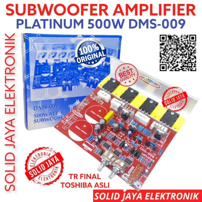 Termurah Kit Power Subwoofer 500W Dms-009 Platinum Amplifier Subwoofer Dms 009