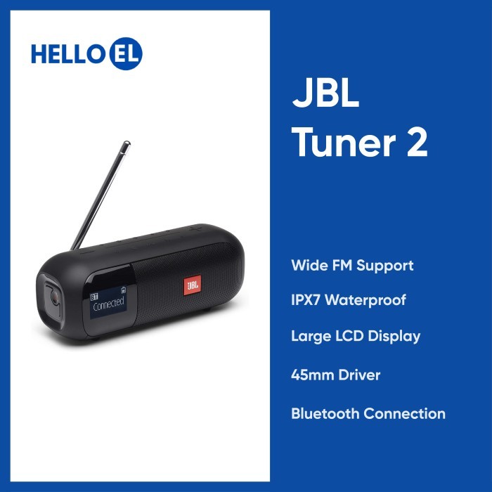 Terlaris Jbl Tuner2 Tuner 2 Fm Bluetooth Speaker Waterproof Usb-C Radio Fm