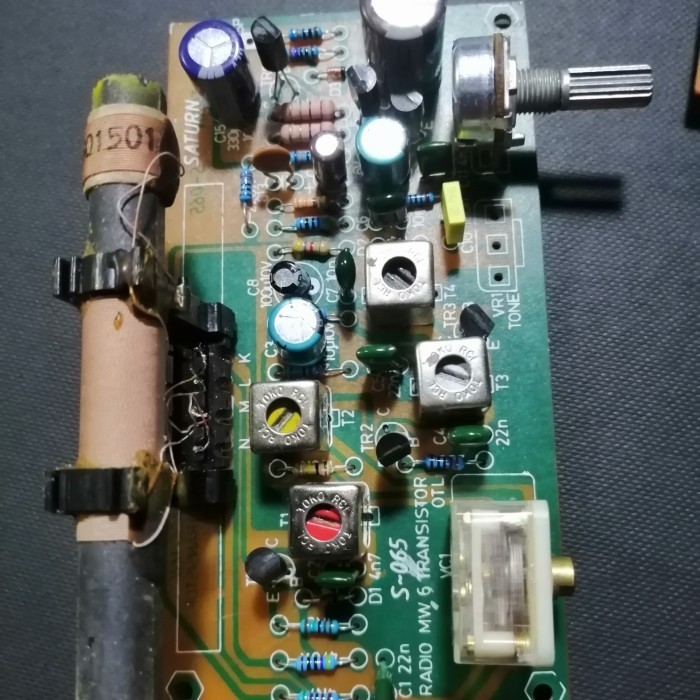 Promo Kit Radio Mw Otl Pcb Saturn S-065 Sudah Bunyi