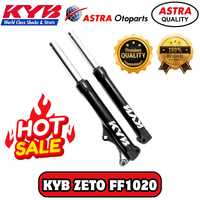 SHOCK DEPAN MOTOR YAMAHA MIO SPORTY MIO SMILE KYB ZETO FF 1020 ORI