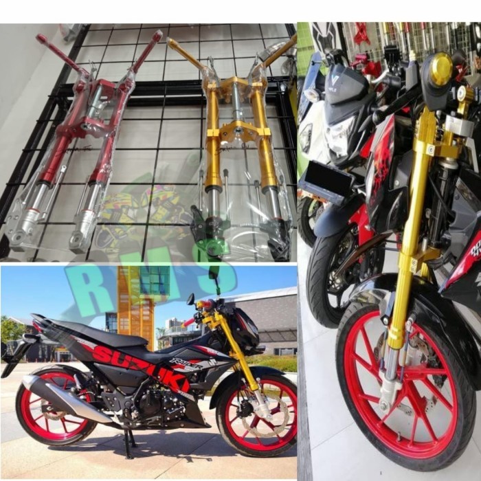 Upside Down Satria fu Usd Satria fu Shock depan Satria Fu Delkevic CNC