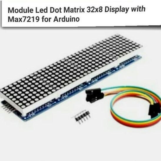 READY MAX7219 DISPLAY MODULE LED MATRIX 32X8 ARDUINO UNO MEGA