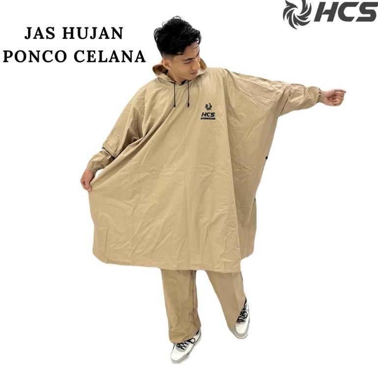 CR - JAS HUJAN RAINCOAT PONCO PRIA WANITA ANTI REMBES BY HCS TERLARIS
