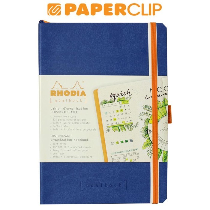 

Rhodia Goalbook Ivo A5 117748C Sapphire Blue Barangbaru