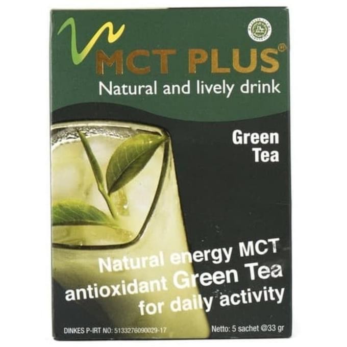 

Mct Plus Green Tea 33Gr ( 5 Sachet ) / Teh Hijau Bubuk Instan Terlaris