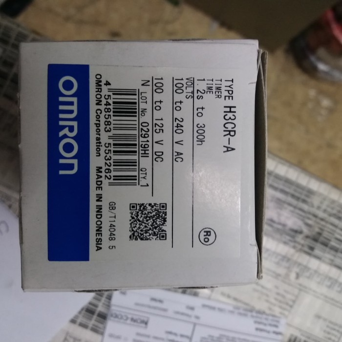 Timer H3Cra Kaki 11 220V Omron/H3Cr A 11Kaki Omron