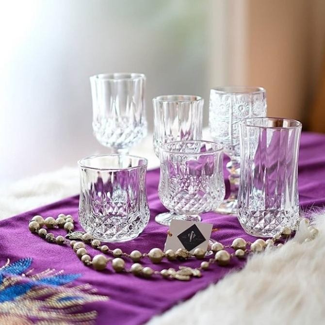 Gelas Kristal Pendek / Gelas Kristal Pendek / Gelas Mewah /Gelas Pesta [terbaik]