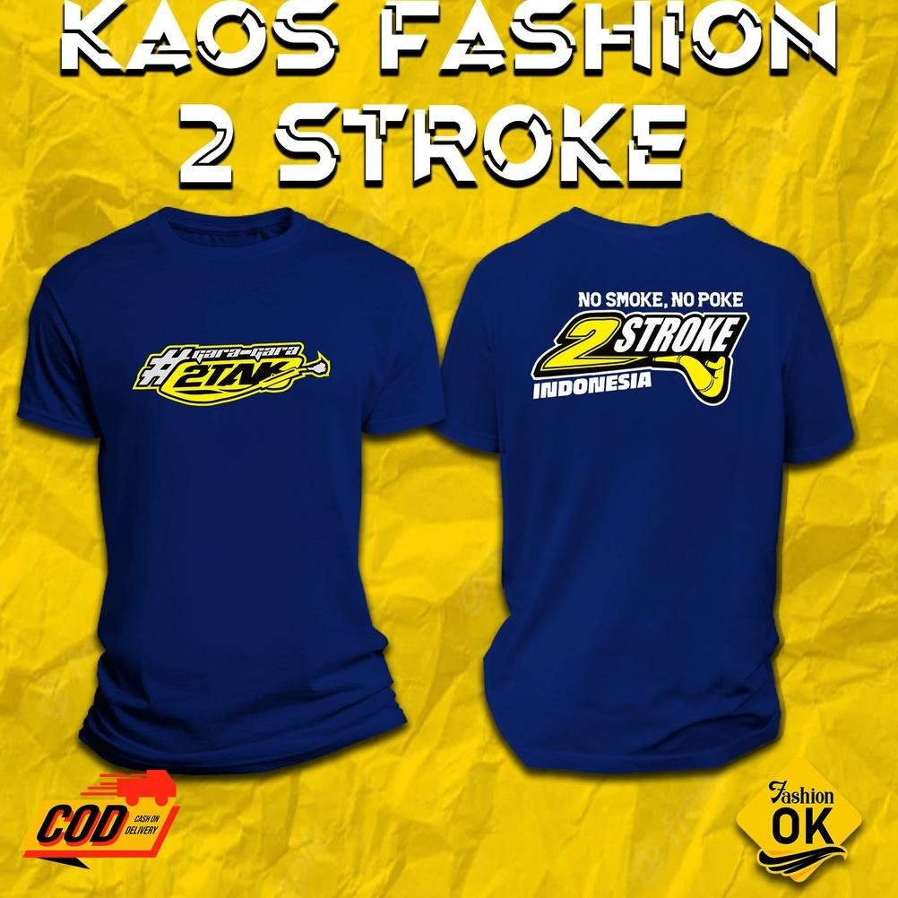 Baju Kaos 2Tak2Stroke Racing Original Merch Murah Bisa Viral