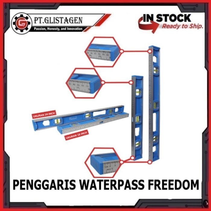 Terlaris Waterpass Magnet Aluminium Alat Ukur Penggaris Water Pas Level FREEDOM SALE