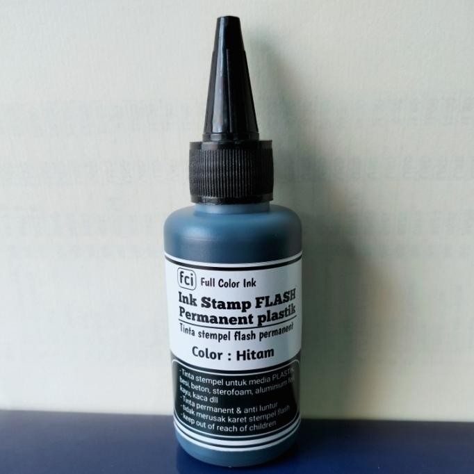 

Tinta Stempel Flash Permanen Plastik Isi 100 Ml