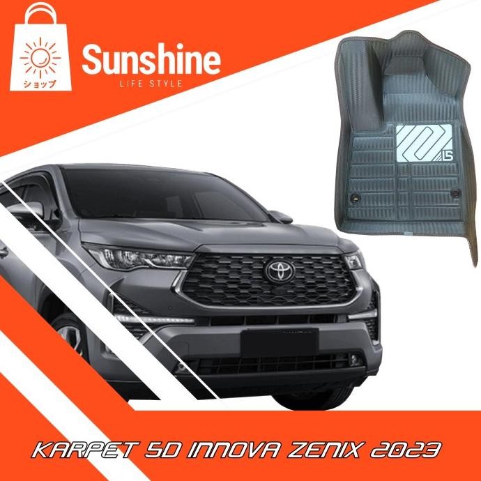 Wow Karpet Mobil Innova Zenix Zenix Hybrid 5D Premium Car Mat Carpet 2023