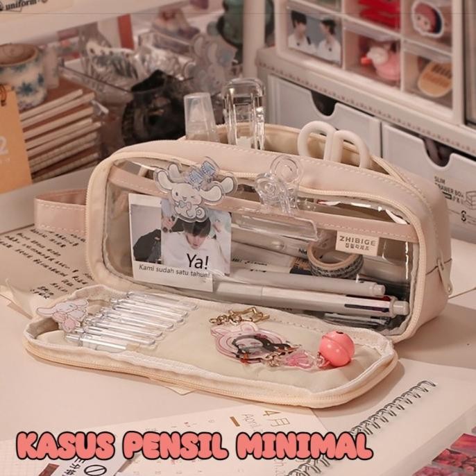 

Large Capacity Kawaii Pencil Cases Flip Pencil Bag Pouch Holder Box