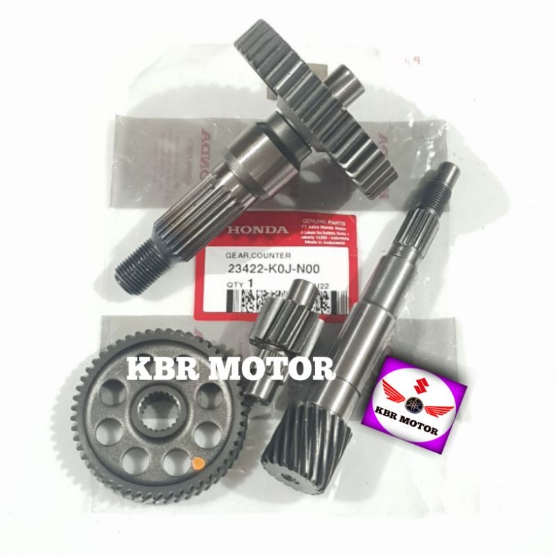 GIGI RASIO HONDA BEAT K0J GEAR RASIO BEAT DELUXE BEAT SPORTY LED  BEAT STREET LED ALL NEW SCOOPY GEN