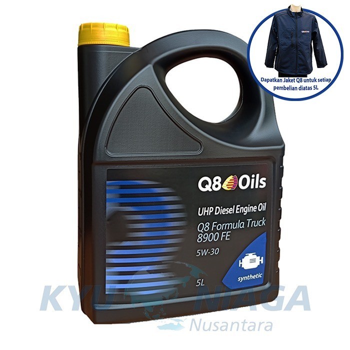 Q8 Formula Truck 8900 Fe 5W-30 5L Harga Spesial