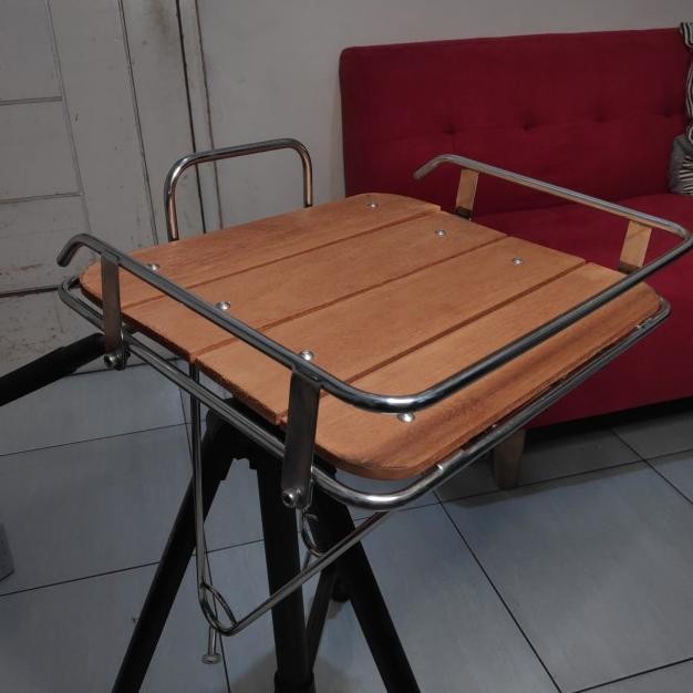 Keranjang Depan Stainless Steel - Rak Sepeda