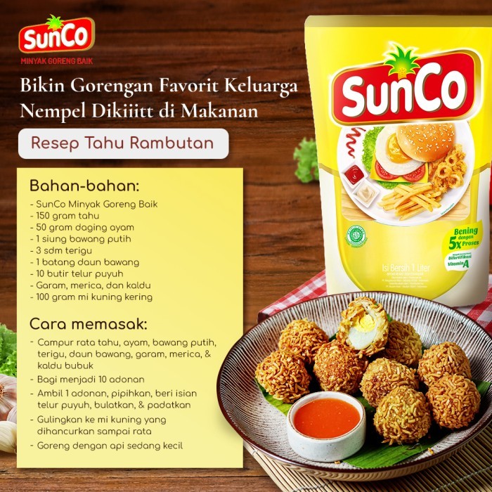 

Sunco Minyak Goreng Refill 2L X 6Pcs Barangbaru