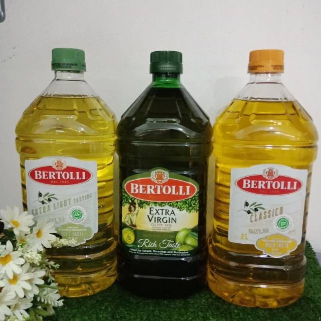 

Bertolli Extra Virgin Olive Oil, Extra Light Dan Classico Olive Oil 2L Promo