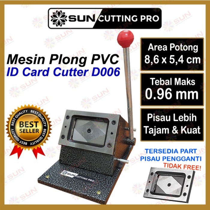 

Terlaris Mesin Plong PVC ID Card D006 - PVC Card Cutter SALE