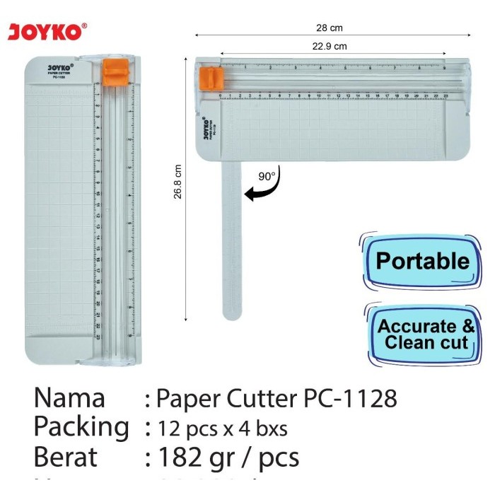 

Terlaris Paper Cutter JOYKO PC-1128 SALE