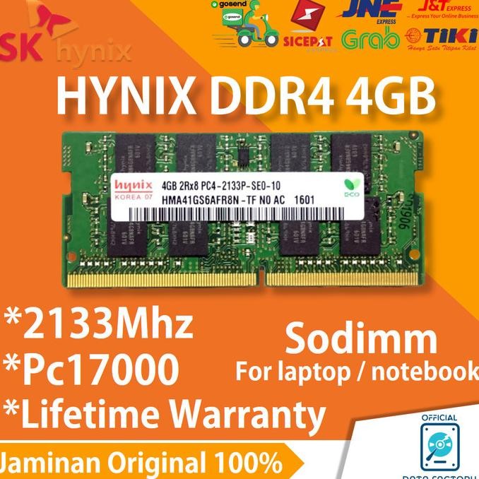 RAM LAPTOP HYNIX DDR4 4GB 2133Mhz / PC17000 SODIMM NOTEBOOK MEMORY