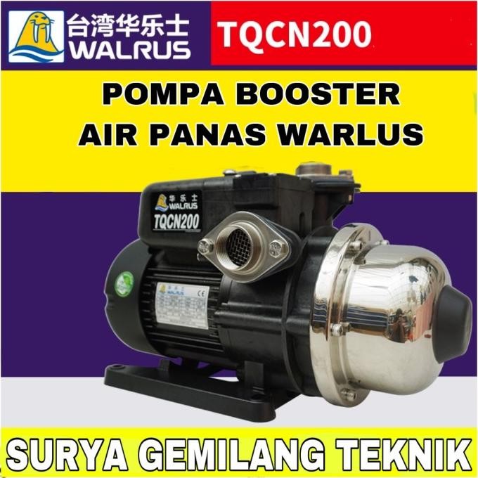 Pompa Pendorong Air Panas Walrus Tqcn200 Pompa Dorong Water Heater