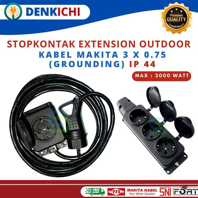 Jual Kabel Stopkontak Listrik Outdoor Ip 44 Sni 2000Watt Promo