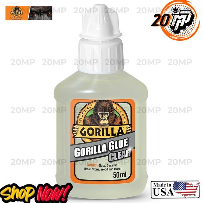 

Lem Original Gorilla Glue Clear 50ML CLEAR GORILLA GLUE 1.75 OZ USA