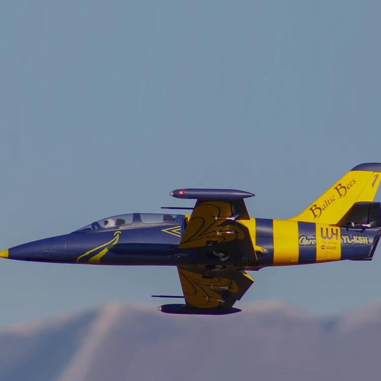 6 CH FLYFANS BALTIC BEES L-39 ALBATROS 64MM RC EDF JET RTF VERSION PLANE