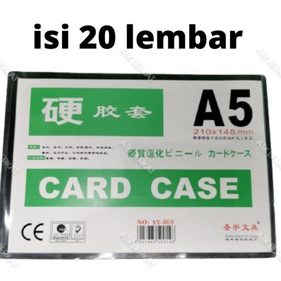 

card case A5 tebal