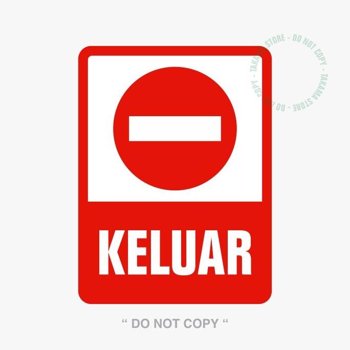 

BEBAS ONGKIR - RAMBU FORBIDDEN JALUR KELUAR 30 x 40 cm PLAT ALUMUNIUM