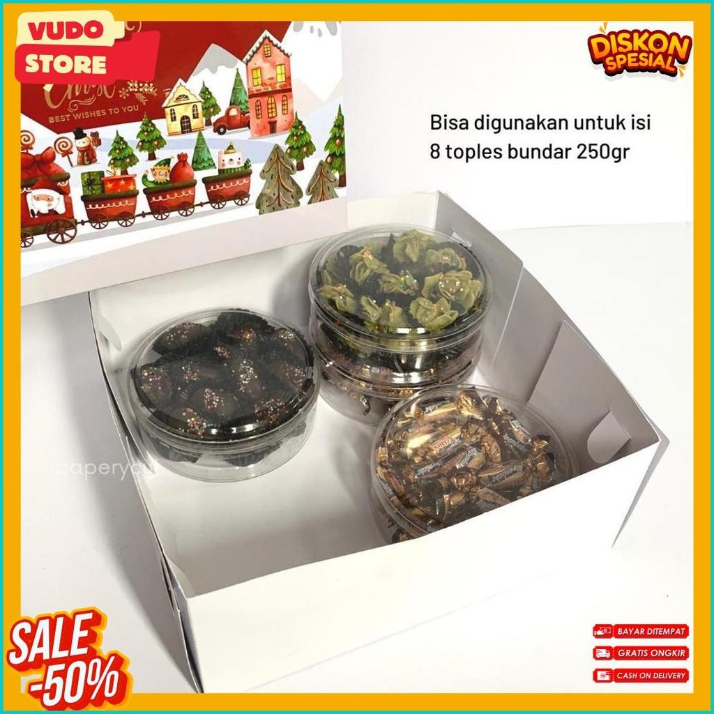 

Box Kue Natal Size 25 X 25 X 10 Cm (Cod)