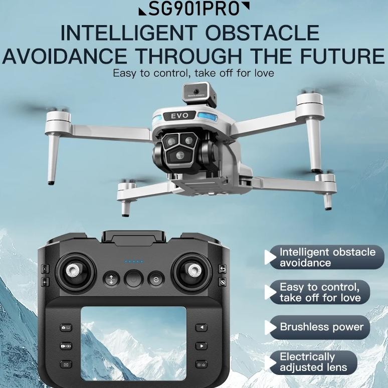 SG901 PRO DRONE 4K PROFESSIONAL HD CAMERA FPV BRUSHLESS OBSTACLE AVOIDANCE REMOTE CONTROL WITH SCREE