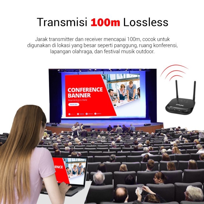 Bluetooth Audio 2In1 Receiver Transmitter 5.0 Hd Stereo Px-Brx-3600