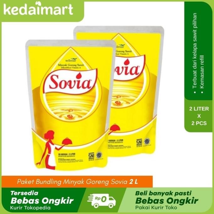 

Paket Bundling Minyak Goreng Sovia 2 L