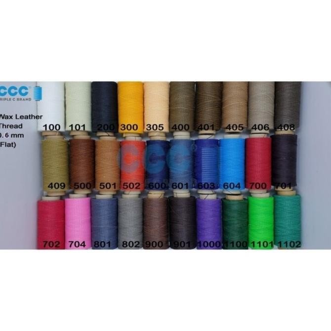 

BENANG Moccasin Wax FLAT / kur lilin | Diameter 0.6mm