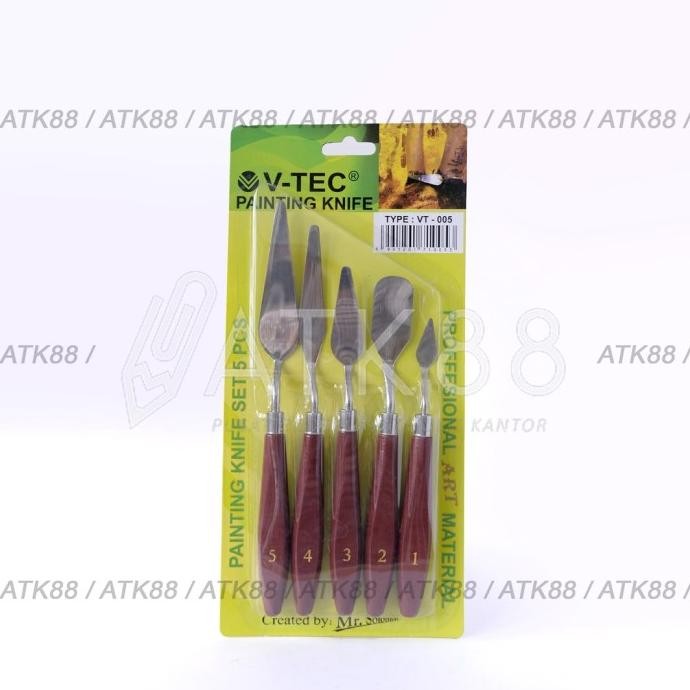 

V-Tec Painting Knife Set 5 \U002F Pisau Palet Vt-005