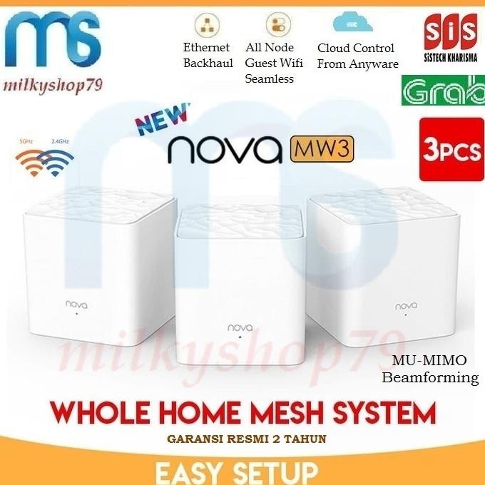 TENDA NOVA MW3 (ISI 3) - TENDA MW3 WHOLE HOME MESH WIFI SYSTEM