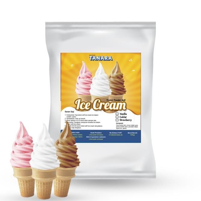 

Bubuk Soft Ice 1 Kg - Serbuk Es Cream - Bandar Powder