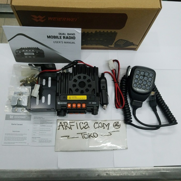 TERBARU RADIO RIG MINI WEIERWEI 9800 DUAL BAND MURAH