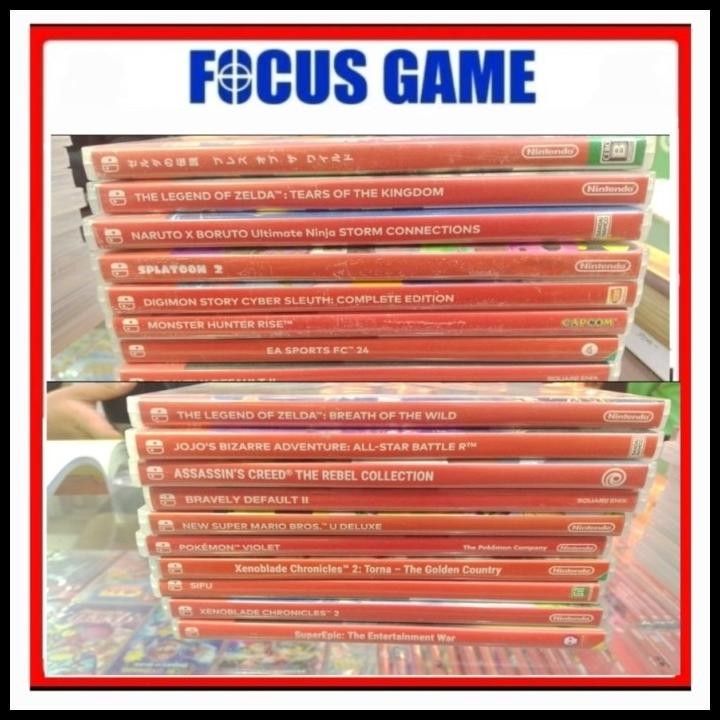 Kaset Switch Nintendo Pre-Loved Bekas Second 2Nd Games Gaming Game